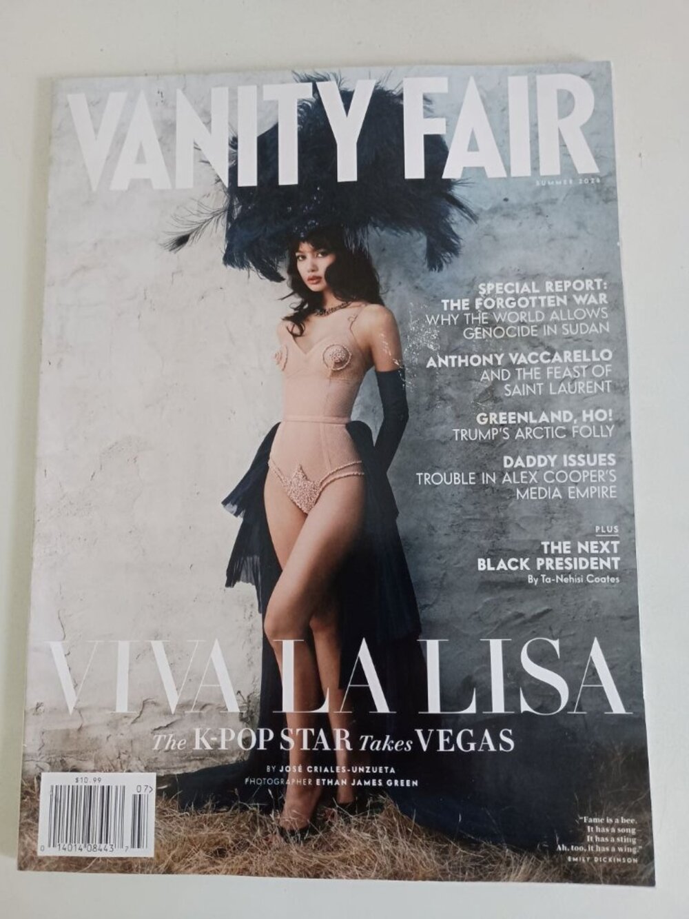 Vanity Fair magazine Summer 2026 Viva La Lisa BlackPink Kpop star Las Vegas
